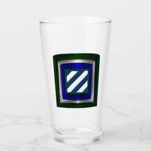 3e Infanteriedivisie Gepersonaliseerd Patch Glas