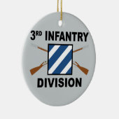 3e infanteriedivisie - getransformeerde geweren -  keramisch ornament (Rechts)