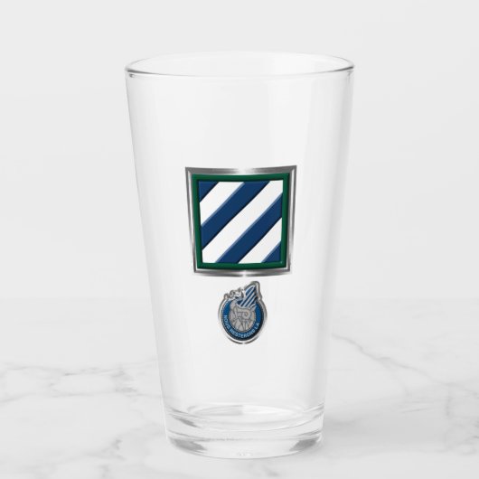 3e Infanteriedivisie  Glas (Voorkant)