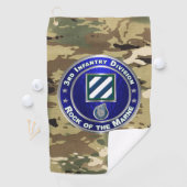3e Infanteriedivisie Golfhanddoek (Insitu)