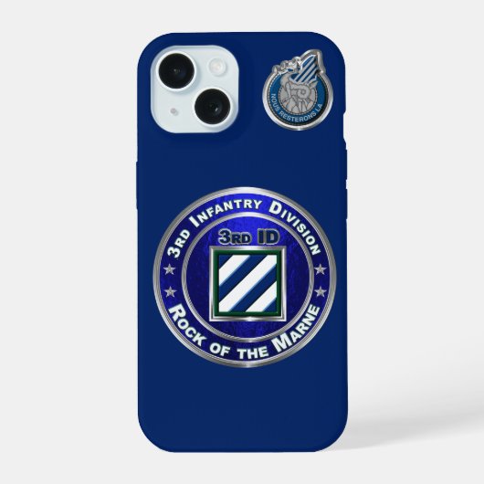 3e Infanteriedivisie iPhone 15 Case (Achterkant)