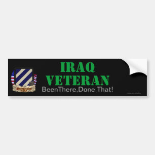 3e infanteriedivisie irak veteranen bumper sticker