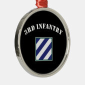 3e infanteriedivisie metalen ornament (Rechts)