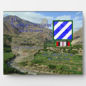 3e infanteriedivisie OEF Veteran Plaque Fotoplaat (Voorkant)