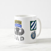 3e Infanteriedivisie Ranger Airborne Dad Koffiemok (Voorkant rechts)