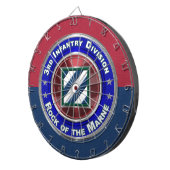 3e Infanteriedivisie Rock of the Marne! Dartbord (Voorkant Rechts)