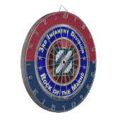3e Infanteriedivisie Rock of the Marne! Dartbord (Voorkant Links)