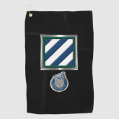 3e infanteriedivisie "Rock of the Marne" Golfhanddoek (Voorkant)