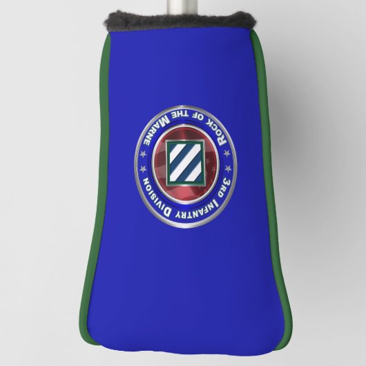 3e infanteriedivisie "Rock of the Marne" Golfheadcover (Draai 90)
