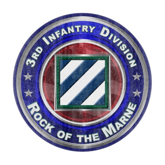 3e infanteriedivisie "Rock of the Marne" Snijplank (Voorkant)