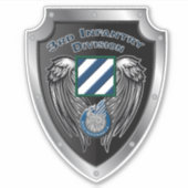 3e infanteriedivisie "Rock of the Marne" Sticker (Voorkant)