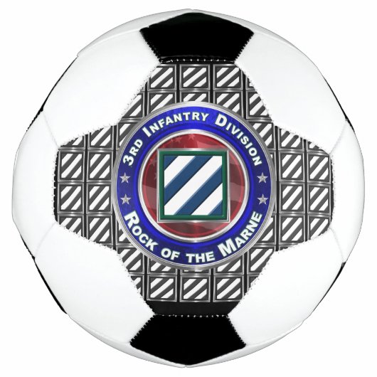 3e infanteriedivisie "Rock of the Marne" Voetbal (Voorkant)