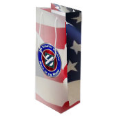 3e infanteriedivisie "Rock of the Marne" Wijn Cadeautas (Voorkant Gekanteld)