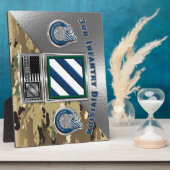3e Infanteriedivisie “Rots van de Marne” Fotoplaat (Zijkant)