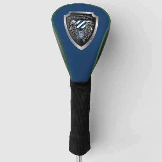 3e Infanteriedivisie Schild Golfheadcover (Voorkant)