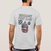3e Infanteriedivisie Sergeant Eerste Klasse T-shirt (Achterkant)