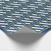 3e infanteriedivisie Silver Framed Patch Wrapping Cadeaupapier (Hoek)