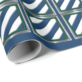 3e infanteriedivisie Silver Framed Patch Wrapping Cadeaupapier