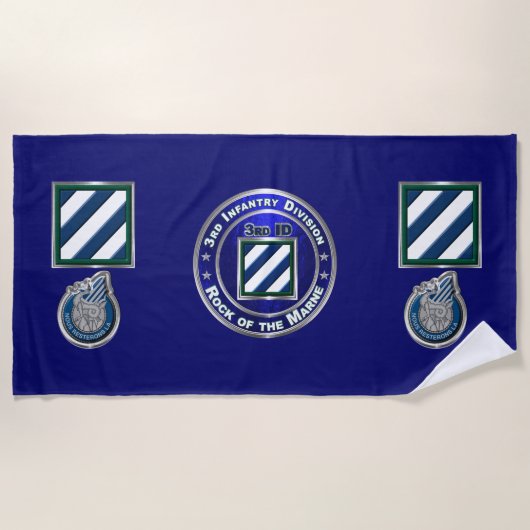 3e Infanteriedivisie  Strandlaken (Voorkant)