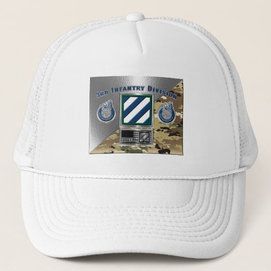 3e Infanteriedivisie Trucker Pet (Voorkant)
