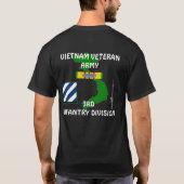 3e infanteriedivisie Vietnam T-Shirt (Achterkant)