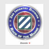 3e Infanteriedivisie Vinylauto Sticker (Vel)