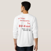 3e jaarlijkse anti-Valentijnse Milwaukee Pub-Crawl Trui (Achterkant volledig)