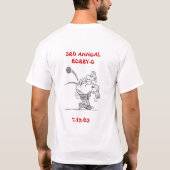 3e jaarlijkse bobby-q t-shirt (Achterkant)