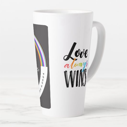 3e jaarlijkse Camarillo Pride Latte Mok (Rechterhoek)