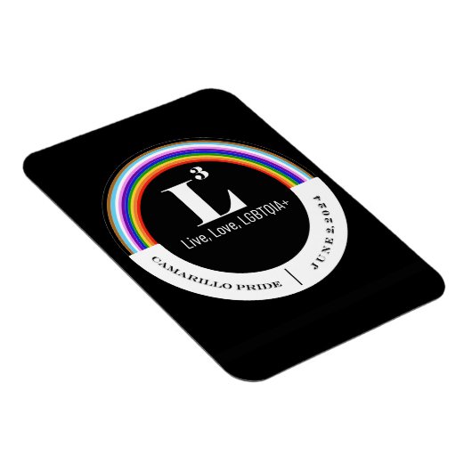 3e jaarlijkse Camarillo Pride magneet (Rechterzijde)
