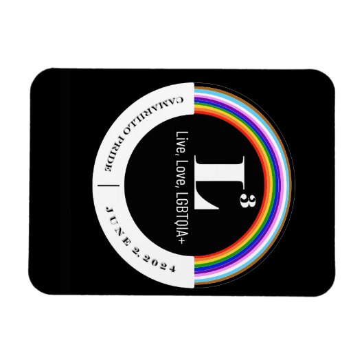 3e jaarlijkse Camarillo Pride magneet (Horizontaal)