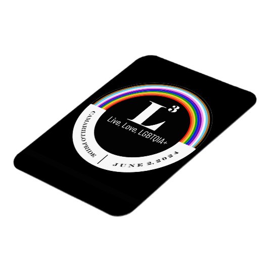 3e jaarlijkse Camarillo Pride magneet (Linkerzijde)