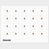3e jaarlijkse Pumpkin Beer Tasting Halloween Spoke Hart Sticker (Vel)