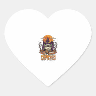 3e jaarlijkse Pumpkin Beer Tasting Halloween Spoke Hart Sticker
