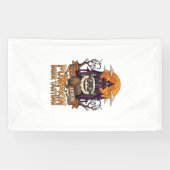 3e jaarlijkse Pumpkin Beer Tasting Halloween Spoke Spandoek (Horizontaal)