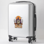 3e jaarlijkse Pumpkin Beer Tasting Halloween Spoke Sticker (Koffer)
