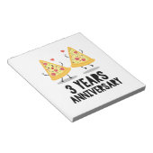 3e Jubileum 3 jaar Notitieblok (Schuin)