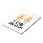 3e Jubileum 3 jaar Notitieblok (Linkerzijde)