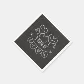 3e Jubileum - Cadeaukrijt Servetten (Hoek)