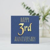 3e Jubileum Vakantiegeld Briefkaart (Staand voorkant)