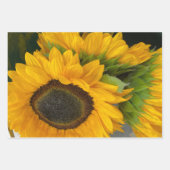 3e jubileum zonnebloem inpakpapier vel (Voorkant 3)
