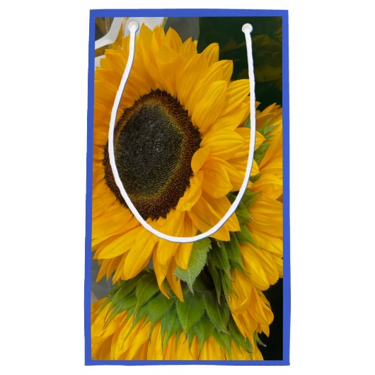 3e jubileum zonnebloem klein cadeauzakje (Voorkant)