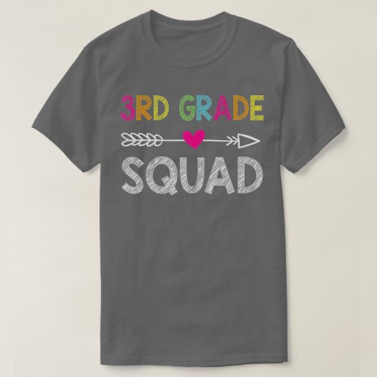 3e klas 1e klaslerarenteam naar S T-shirt (Design voorkant)