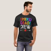 3e klas bemanning 3e klas leraar 1e dag van sch t-shirt (Voorkant volledig)