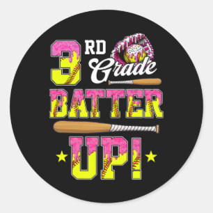 3e klas boter omhoog zachte ijsdruppel ck naar sc ronde sticker