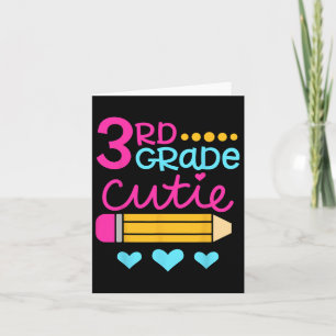 3e klas cutie eerste dag van school terug naar sch kaart