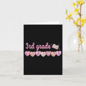 3e klas docent Valentijnsdag Retro School Litt Kaart (Gele Bloem)