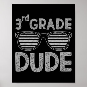 3e klas dude leerkrachten derde klas leerlingen Ck Poster