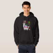 3e klas geen Prob Llama Aplaca Derde klas leraar Hoodie (Voorkant volledig)
