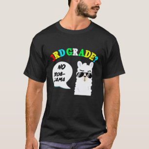3e klas Geen probleem lama Terug naar school T-shirt